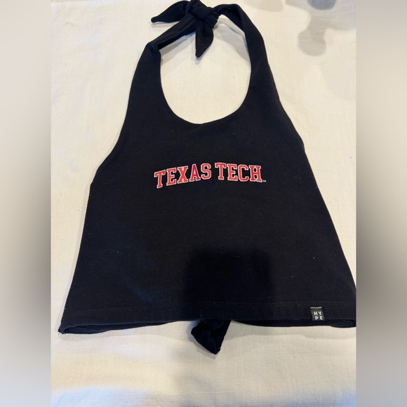 Hype and Vice Tops - MYRA Black Texas Tech Women's Top